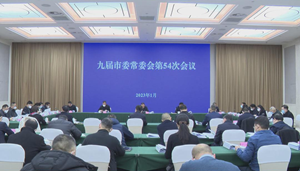 1月19日上午，九届市委常委会第54次会议召开