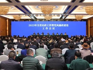 2023年全省民政工作暨党风廉政建设工作会议在德阳召开