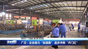 广汉：企业奋力“加速跑” 起步冲刺“开门红”