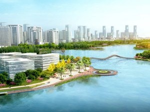 快了！德阳这里将新增一湖景！建设已完成90%……