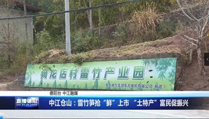 中江仓山：雷竹笋抢“鲜”上市 “土特产”富民促振兴