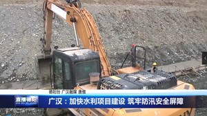 广汉：加快水利项目建设 筑牢防汛安全屏障