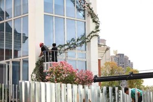 开始布展啦！2023年德阳第二届市花月季节即将开幕