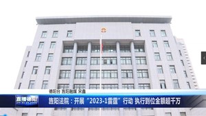 旌阳法院：开展“2023-1雷霆”行动 执行到位金额超千万