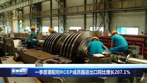 一季度德阳对RCEP成员国进出口同比增长207.1%