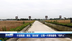 什邡南泉：做实“田长制” 让每一片耕地都有“守护人”