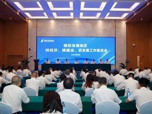 吹响号角打硬仗 全力以拼“双过半”——德阳发展集团召开“拼经济 搞建设 抓发展”工作推进会