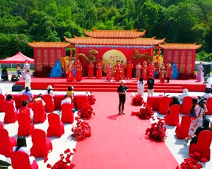 德阳：举办集体婚礼 培树婚俗新风