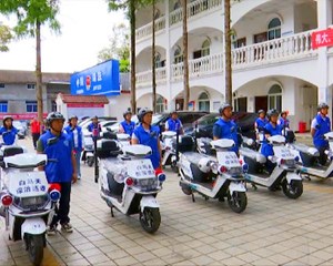 罗江：电动巡逻车正式“上岗” 助力乡村建设