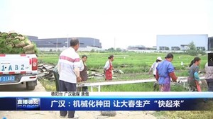 广汉：机械化种田 让大春生产“快起来”