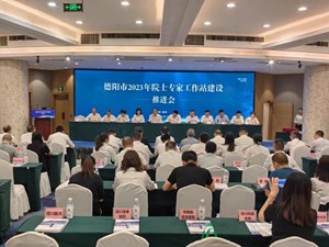 德阳市召开2023年院士专家工作站建设推进会