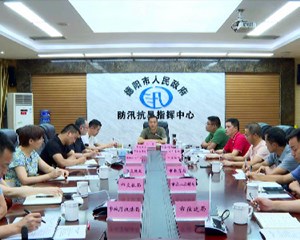 全市防汛减灾工作视频调度会议召开