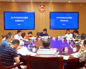 市政协重点提案督办会议召开