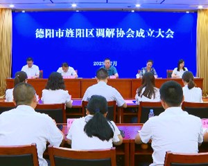 旌阳：全市首个调解协会揭牌成立
