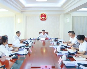 市九届人大常委会党组（扩大）会议暨第三十一次主任会议召开