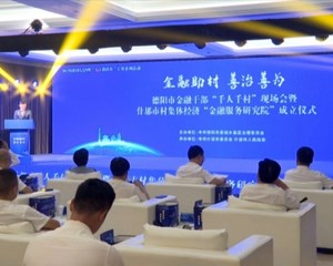 德阳市金融干部“千人千村”现场会举行