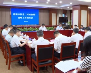 德阳市推进“同城融圈”战略工作调度会召开