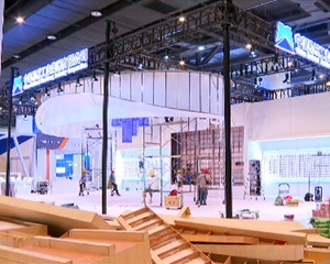 清洁能源装备展览会今日完成布展 176家企业将集中亮相