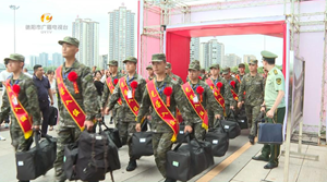 热血青春逐梦军营 德阳欢送新兵启程