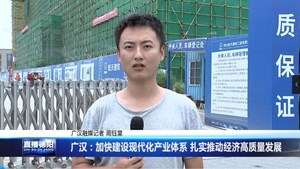 广汉：加快建设现代化产业体系 扎实推动经济高质量发展