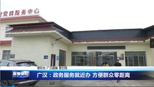 广汉：政务服务就近办 方便群众零距离