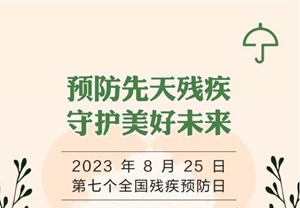 第七个全国残疾预防日 | 预防先天残疾 守护美好未来