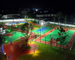 什邡：首个乡镇文化体育广场启用 打造全民健身新载体