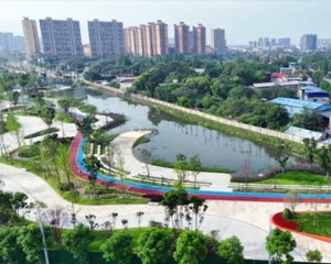 什邡：城市绿廊“上新” 为公园城市再添彩