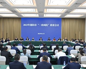 2023年德阳市“一府两院”联席会议召开