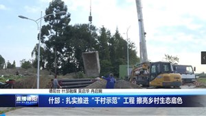什邡：扎实推进“千村示范”工程 擦亮乡村生态底色