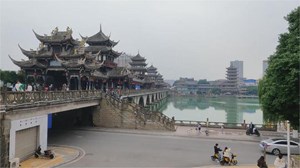 德阳秋冬美景系列之十一：罗江太平廊桥