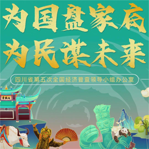 四川经济好不好，“五经普”全知道，第五次全国经济普查邀您共同参与！