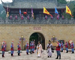 罗江：消防古风巧搭配 消防安全入人心