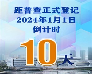 【五经普】第五次全国经济普查，倒计时10天！