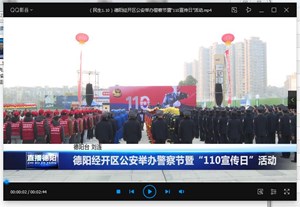 德阳经开区公安举办警察节暨“110宣传日”活动
