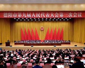 市九届人大三次会议举行第二次全体会议