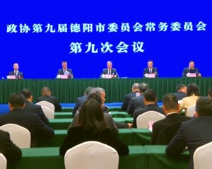 市政协九届九次常委会第三次会议召开