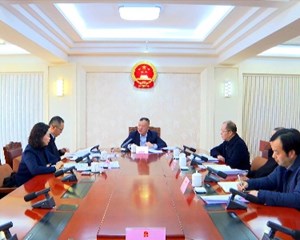 卢也主持召开市九届人大常委会党组（扩大）会议