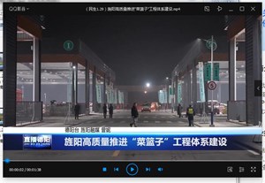 旌阳高质量推进“菜篮子”工程体系建设