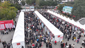 “想在家乡就业”！德阳市“春风行动”招聘会2万余人入场求职