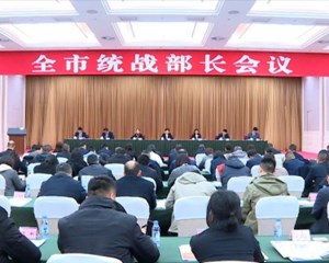 全市统战部长会议召开