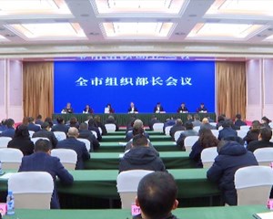 全市组织部长会议举行
