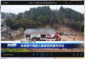 全省首个残疾人集体经济超市开业