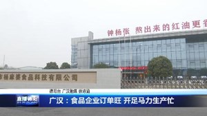 广汉：食品企业订单旺 开足马力生产忙