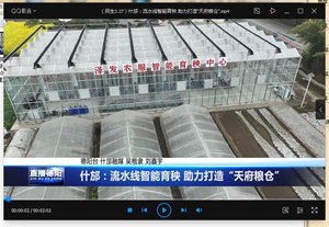 什邡：流水线智能育秧 助力打造“天府粮仓”
