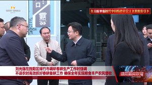 刘光强在旌阳区绵竹市调研春耕生产工作时强调 不误农时高效抓好春耕备耕工作 确保全年实现粮食丰产农民增收