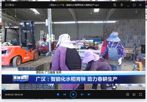 广汉：智能化水稻育秧 助力春耕生产