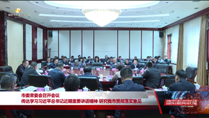 市委常委会召开会议