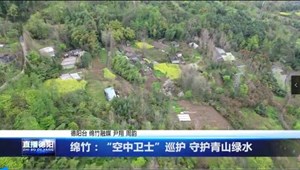 绵竹：“空中卫士”巡护 守护青山绿水