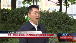 曾鹏：向高而攀向新而进 奋力谱写商务高质量发展新篇章